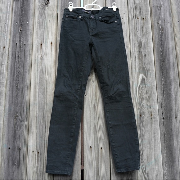 J.CREW WOMEN’S BLACK SKINNY TOOTHPICK DENIM JEANS 25 - Picture 4 of 9